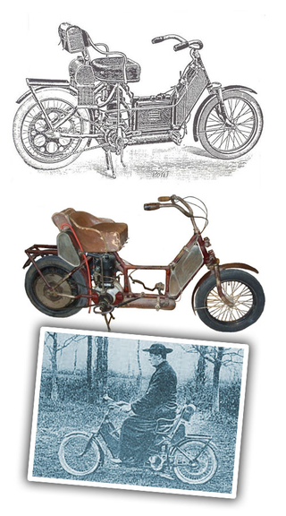 Illustration for article titled Did The Guy Who Invented The Scooter Also Build A Crazy Jumping Car?